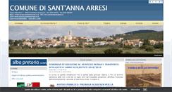 Desktop Screenshot of comune.santannaarresi.ca.it